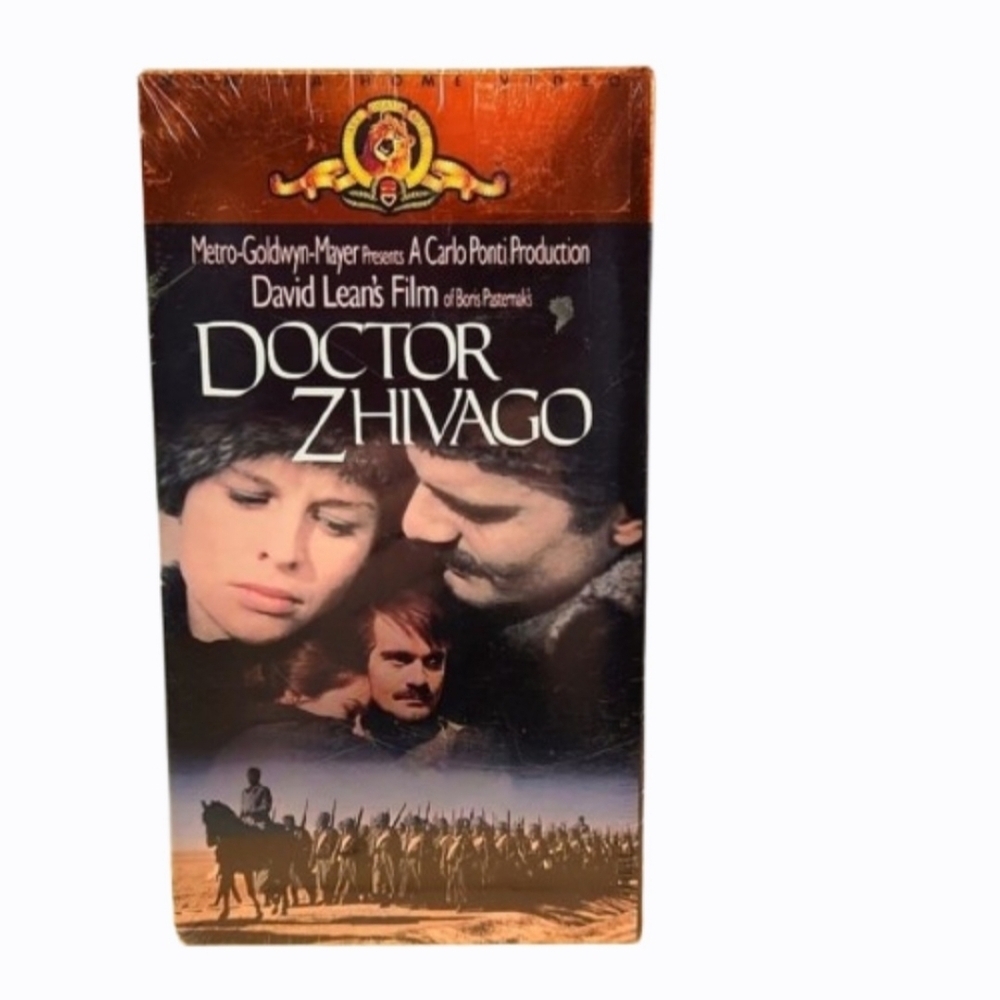 VHS Deluxe Double Tape Set DOCTOR ZHIVAGO [1988] Factory Seal